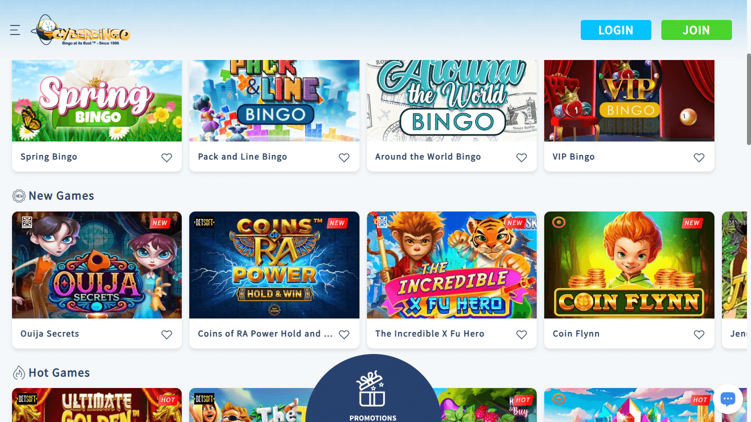CyberBingo Casino Desktop screenshot